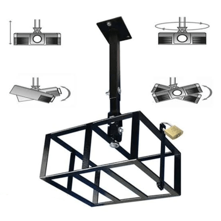 Rack para Proyector Multimedia Jaula Antirrobo Krearack Negro