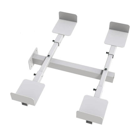 Rack para Microondas o Parlante Blanco Regulable