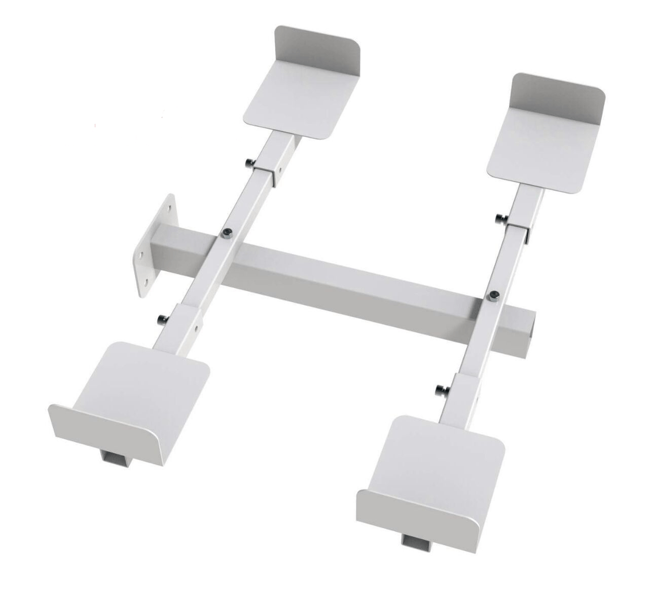 Rack para Microondas o Parlante Blanco Regulable