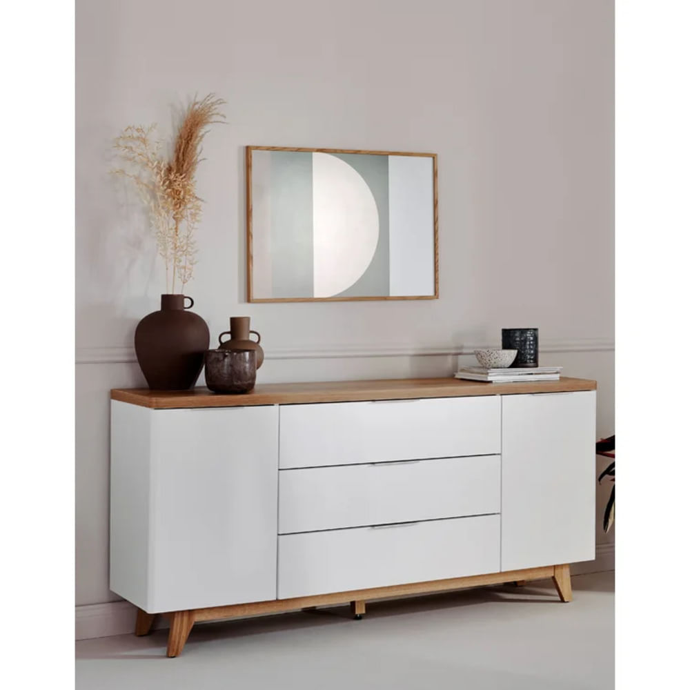 Recibidor Contemporáneo Colucci Blanco 160 cm