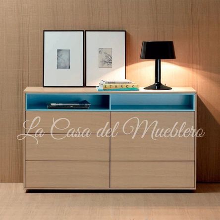 Comoda Cristal La Casa del Mueblero Rovere Comoda Cristal La Casa del Mueblero Rovere