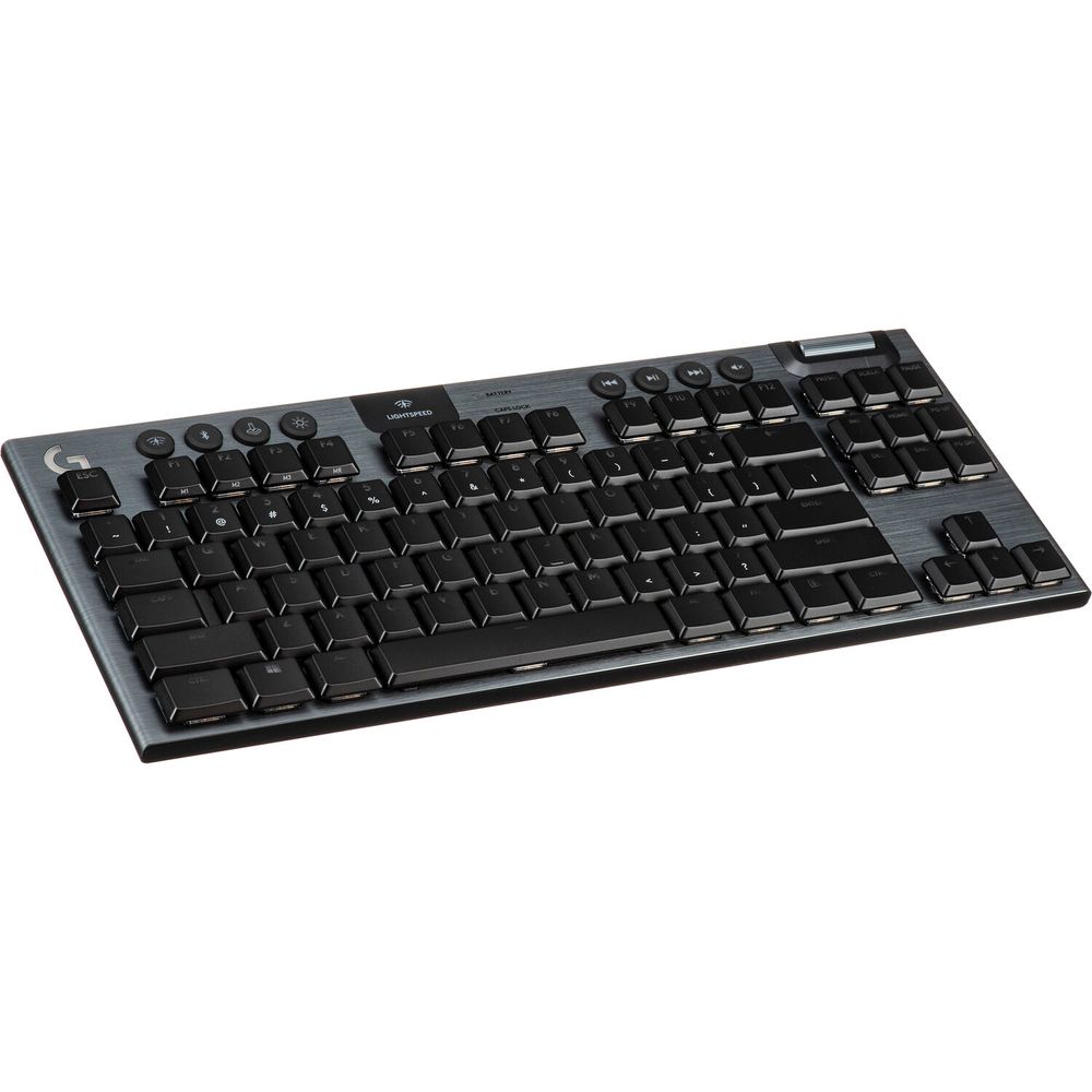 Teclado para Juegos Mecánico Inalámbrico Logitech G G915 Tkl Lightspeed Rgb Gl Clicky 1566772-REG Teclado para Juegos Mecánico Inalámbrico Logitech G G915 Tkl Lightspeed Rgb Gl Clicky 1566772-REG