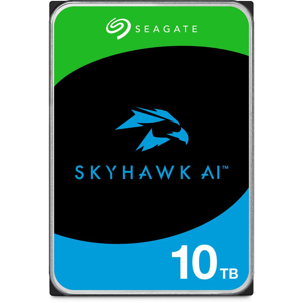 Disco Duro Interno de Vigilancia Seagate Skyhawk Ai de 10Tb Sata Iii 7200 Rpm 3.5 Retail 1674600-REG Disco Duro Interno de Vigilancia Seagate Skyhawk Ai de 10Tb Sata Iii 7200 Rpm 3.5 Retail 1674600-REG