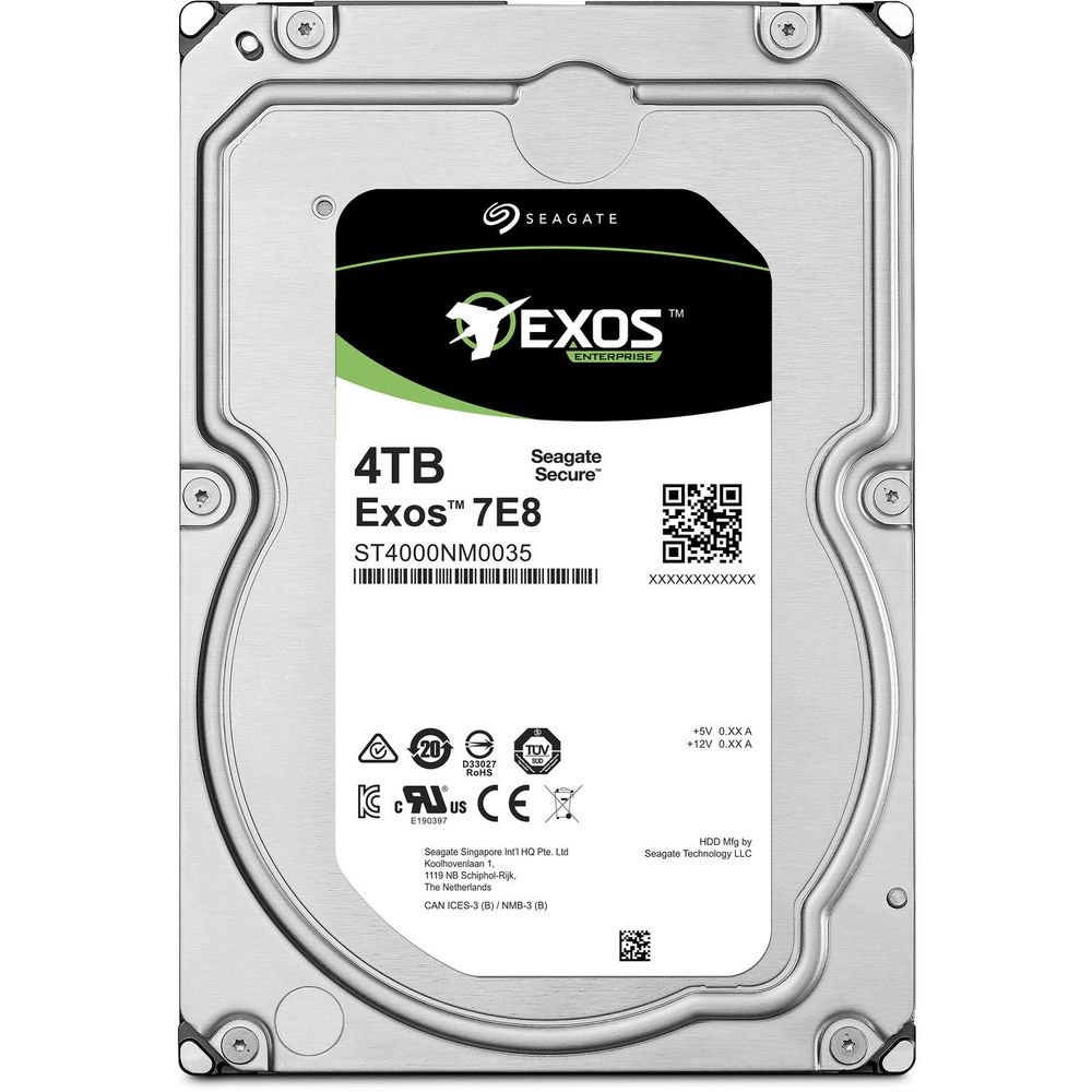 Disco Duro Interno Seagate Exos 7E8 512N Sata de 4Tb para 3.5 1437032-REG Disco Duro Interno Seagate Exos 7E8 512N Sata de 4Tb para 3.5 1437032-REG