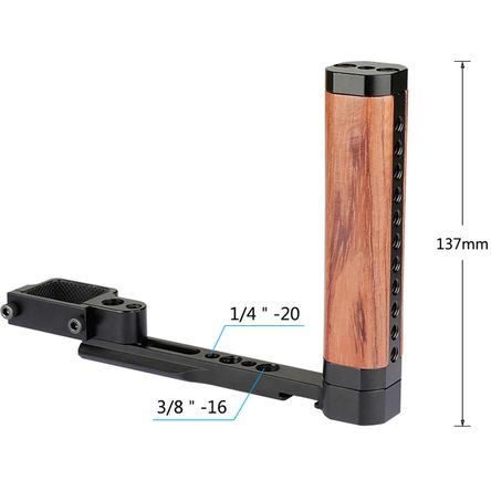 Soporte de Extensión Camvate y Mango de Madera en Forma de L para Dji Osmo Pocket 1482872-REG