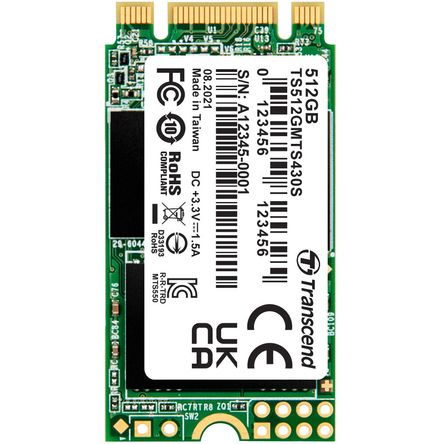 Ssd M.2 Transcend 430S de 512Gb 1665484-REG