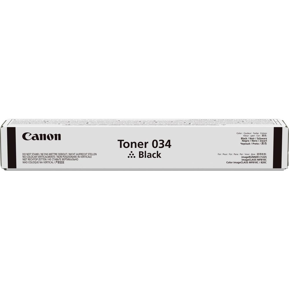 Cartucho de Tóner Negro Canon 034 1128191-REG Cartucho de Tóner Negro Canon 034 1128191-REG