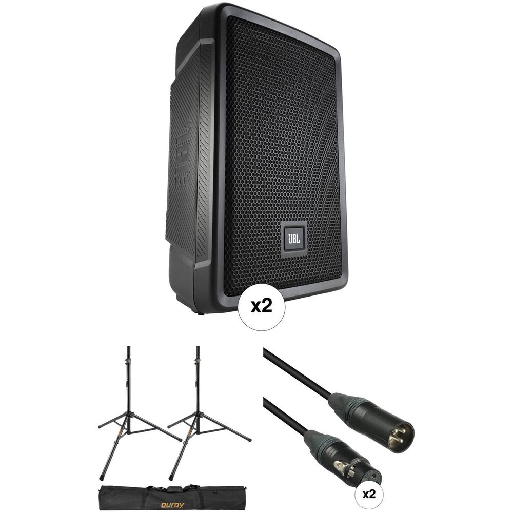 Altavoces Portátiles Compactos con Potencia Jbl Irx108Bt Par de Altavoces de 8 con Soportes Bols 1554589-REG Altavoces Portátiles Compactos con Potencia Jbl Irx108Bt Par de Altavoces de 8 con Soportes Bols 1554589-REG