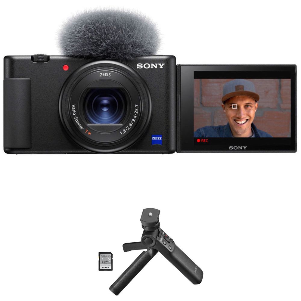 Cámara Digital Sony Zv 1 con Kit de Accesorios para Vloggers Negro 1566753-REG Cámara Digital Sony Zv 1 con Kit de Accesorios para Vloggers Negro 1566753-REG
