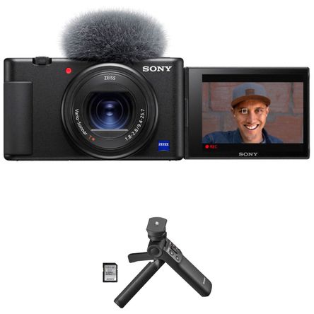 Cámara Digital Sony Zv 1 con Kit de Accesorios para Vloggers Negro 1566753-REG