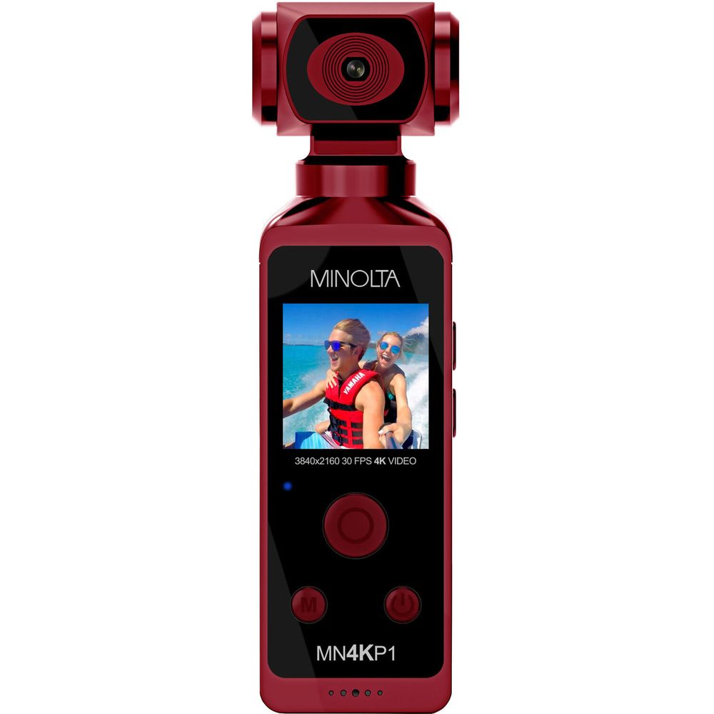 Cámara Compacta Minolta Mn4Kp1 Uhd 4K Roja 1732599-REG Cámara Compacta Minolta Mn4Kp1 Uhd 4K Roja 1732599-REG