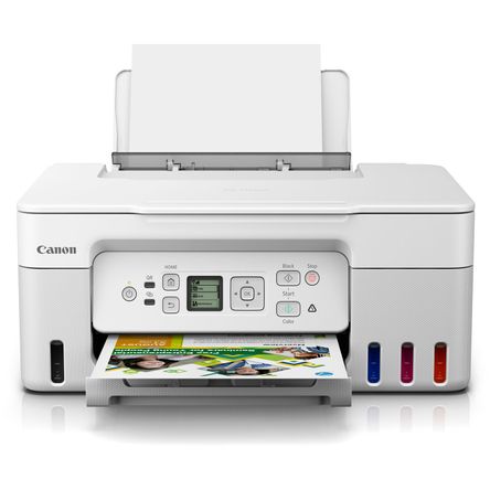 Impresora de Inyección de Tinta a Color Todo en Uno Inalámbrica Canon Pixma G3270 Megatank Blanco 1746869-REG