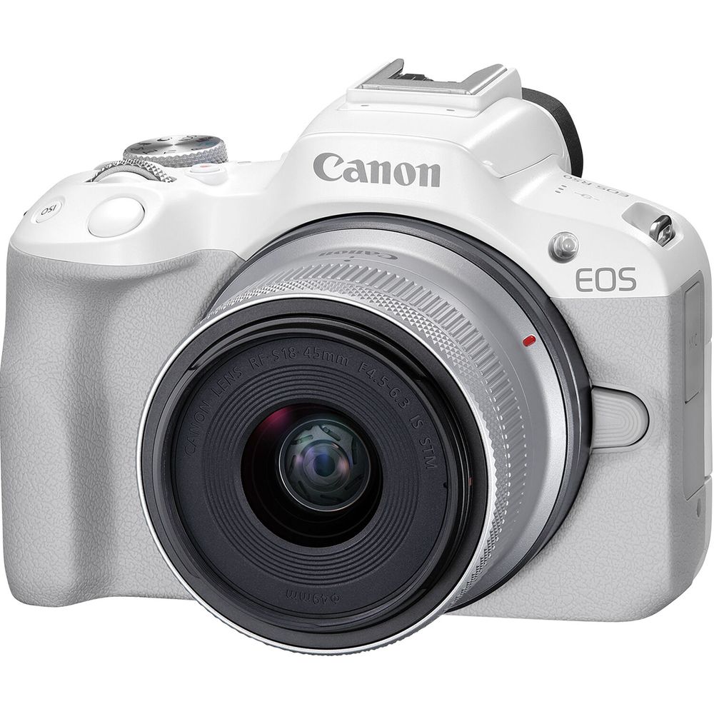 Cámara Mirrorless Canon Eos R50 con Lente 18 45Mm Blanco 1750100-REG Cámara Mirrorless Canon Eos R50 con Lente 18 45Mm Blanco 1750100-REG