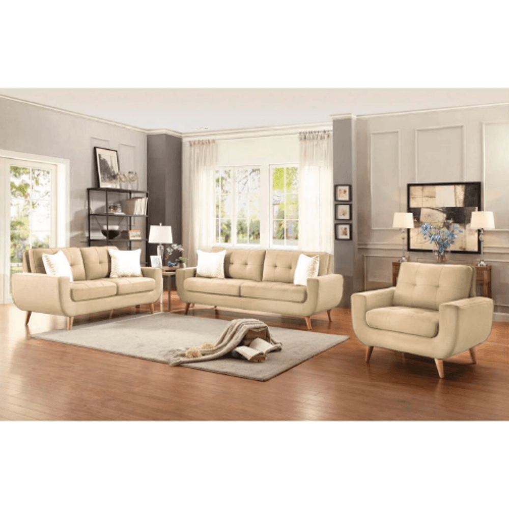 Juego de Sala 3 2 1 Kayra Alto Hogar Beige Juego de Sala 3 2 1 Kayra Alto Hogar Beige