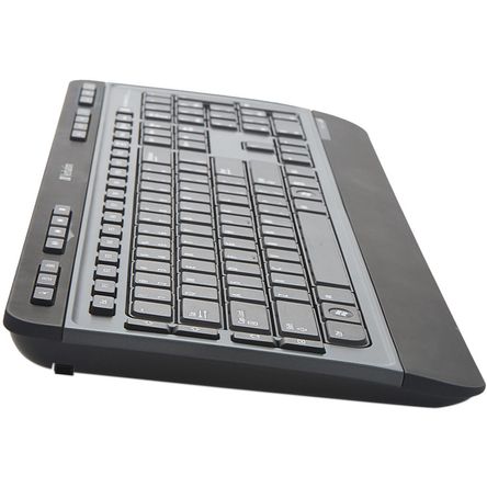 Teclado y Ratón Inalámbricos Verbatim Multimedia con 6 Botones Negro 1405527-REG Teclado y Ratón Inalámbricos Verbatim Multimedia con 6 Botones Negro 1405527-REG