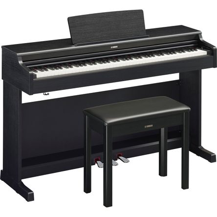 Piano Digital de Consola Yamaha Arius Ydp 165 de 88 Teclas con Banqueta Nogal Negro 1690314-REG Piano Digital de Consola Yamaha Arius Ydp 165 de 88 Teclas con Banqueta Nogal Negro 1690314-REG