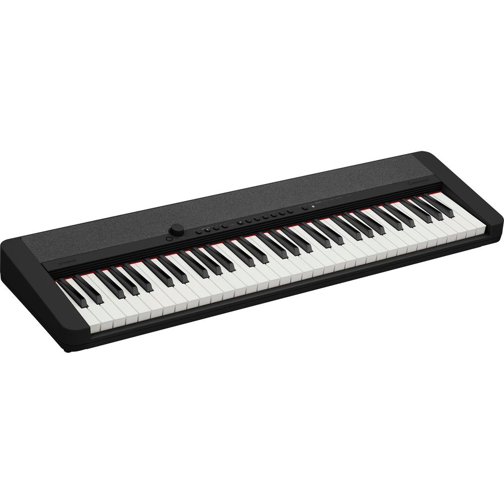 Teclado Portátil Casio Ct S1 de 61 Teclas con Sensibilidad Al Tacto Negro 1641469-REG Teclado Portátil Casio Ct S1 de 61 Teclas con Sensibilidad Al Tacto Negro 1641469-REG
