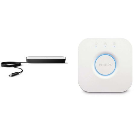 Philips Hue Bridge Y Barra de Luz Play White Color Ambiance Negro 1700441-REG Philips Hue Bridge Y Barra de Luz Play White Color Ambiance Negro 1700441-REG