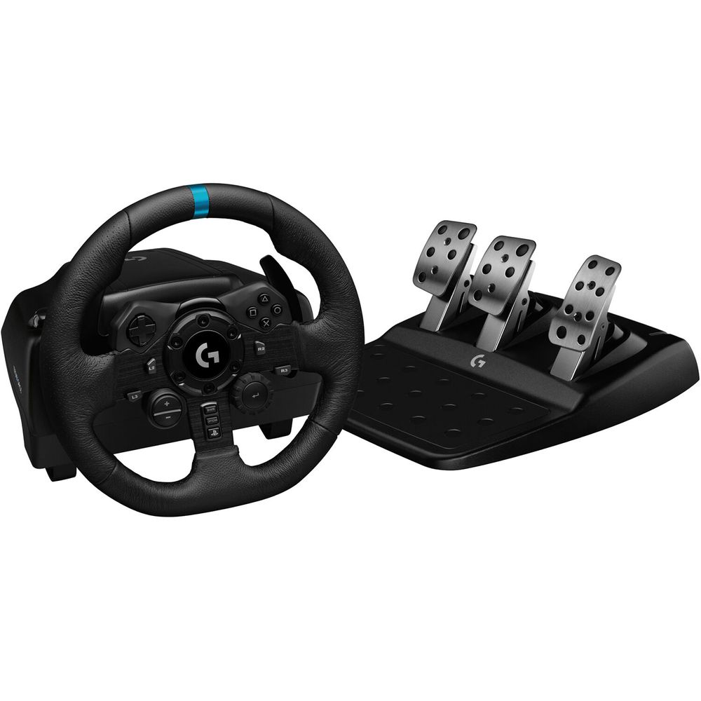 Volante Y Pedales de Simulación de Carreras Logitech G G923 Trueforce para Pc Ps4 Y Ps5 1627237-REG Volante Y Pedales de Simulación de Carreras Logitech G G923 Trueforce para Pc Ps4 Y Ps5 1627237-REG