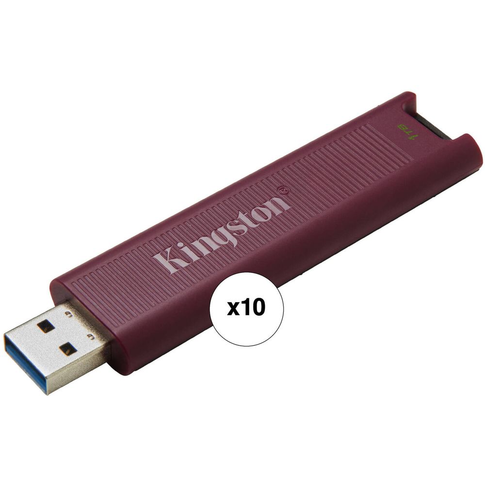 Paquete de 10 Unidades de Kingston Datatraveler Max Usb 3.2 Gen 2 Type a de 1Tb 1721995-REG Paquete de 10 Unidades de Kingston Datatraveler Max Usb 3.2 Gen 2 Type a de 1Tb 1721995-REG
