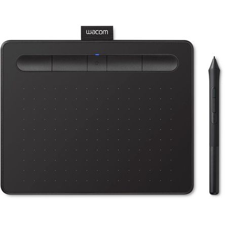 Tableta de Pintura Digital Intuos de Wacom con Bluetooth Pequeña Negra 1386907-REG