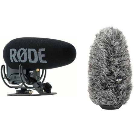 Kit de Micrófono de Cañón Rode Videomic Pro+ para Montar en Cámara con Parabrisas Deadcat Vmpr+ 1446345-REG Kit de Micrófono de Cañón Rode Videomic Pro+ para Montar en Cámara con Parabrisas Deadcat Vmpr+ 1446345-REG