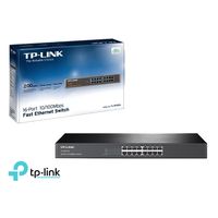 Switch Tp-Link TL-Sf1016 Con 16 Puertos 10-100 Mbps Para Rack