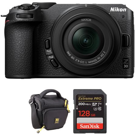 Cámara Mirrorless Nikon Z30 con Lente 16 50Mm y Kit de Accesorios 1739675-REG