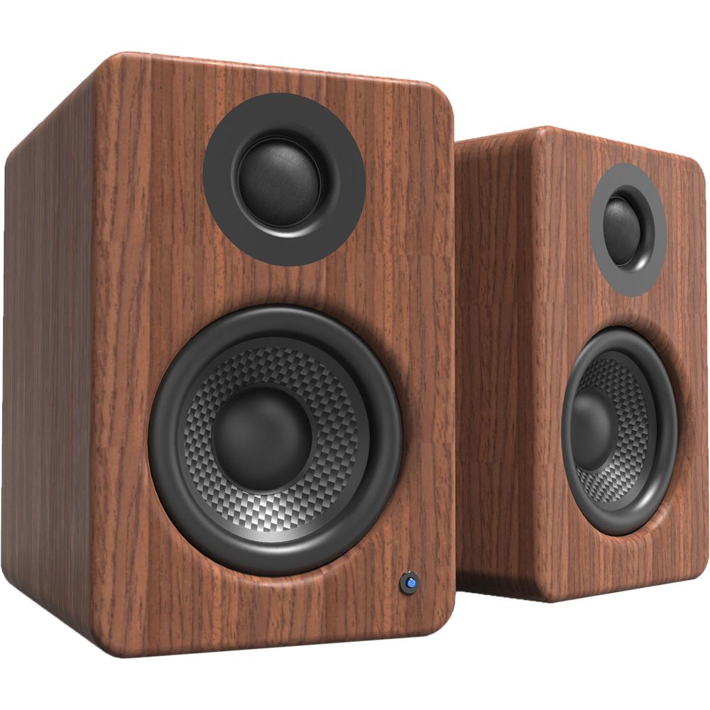 Altavoces de Escritorio Kanto Living Yu2 con Alimentación Nogal Par 1612990-REG Altavoces de Escritorio Kanto Living Yu2 con Alimentación Nogal Par 1612990-REG