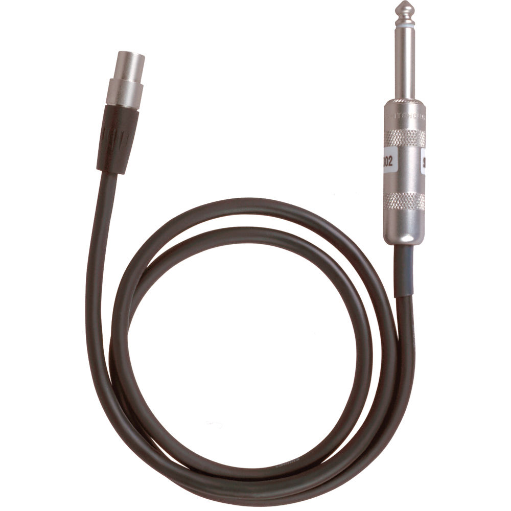 Cable Shure Wa302 1 4 Instrumento a Ta4F para Transmisores Shure Bodypack 2.5 97632-REG Cable Shure Wa302 1 4 Instrumento a Ta4F para Transmisores Shure Bodypack 2.5 97632-REG