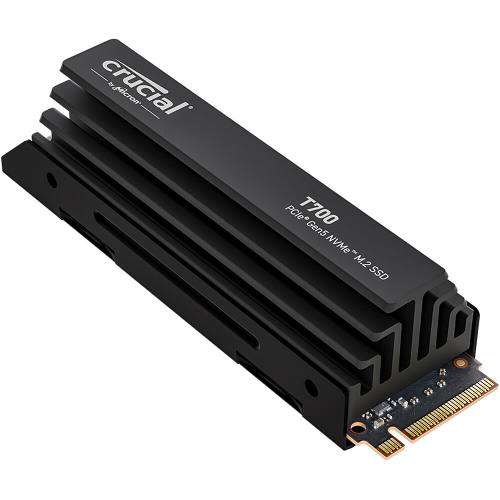 Ssd Interno Crucial T700 1Tb Pcie 5.0 X4 M.2 con Disipador de Calor 1766240-REG Ssd Interno Crucial T700 1Tb Pcie 5.0 X4 M.2 con Disipador de Calor 1766240-REG