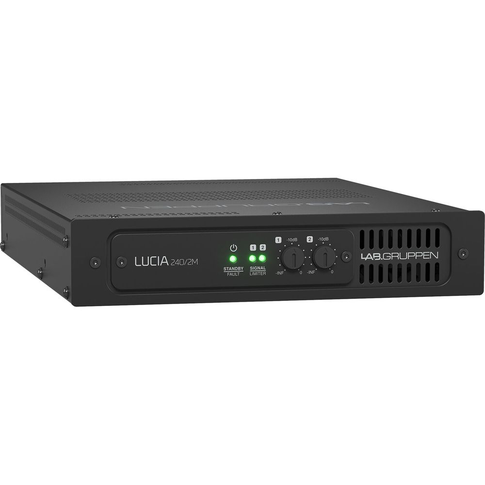 Amplificador de Matriz Compacto Lab.Gruppen Lucia 240 2M para Instalaciones 2 X 120W 1698783-REG Amplificador de Matriz Compacto Lab.Gruppen Lucia 240 2M para Instalaciones 2 X 120W 1698783-REG
