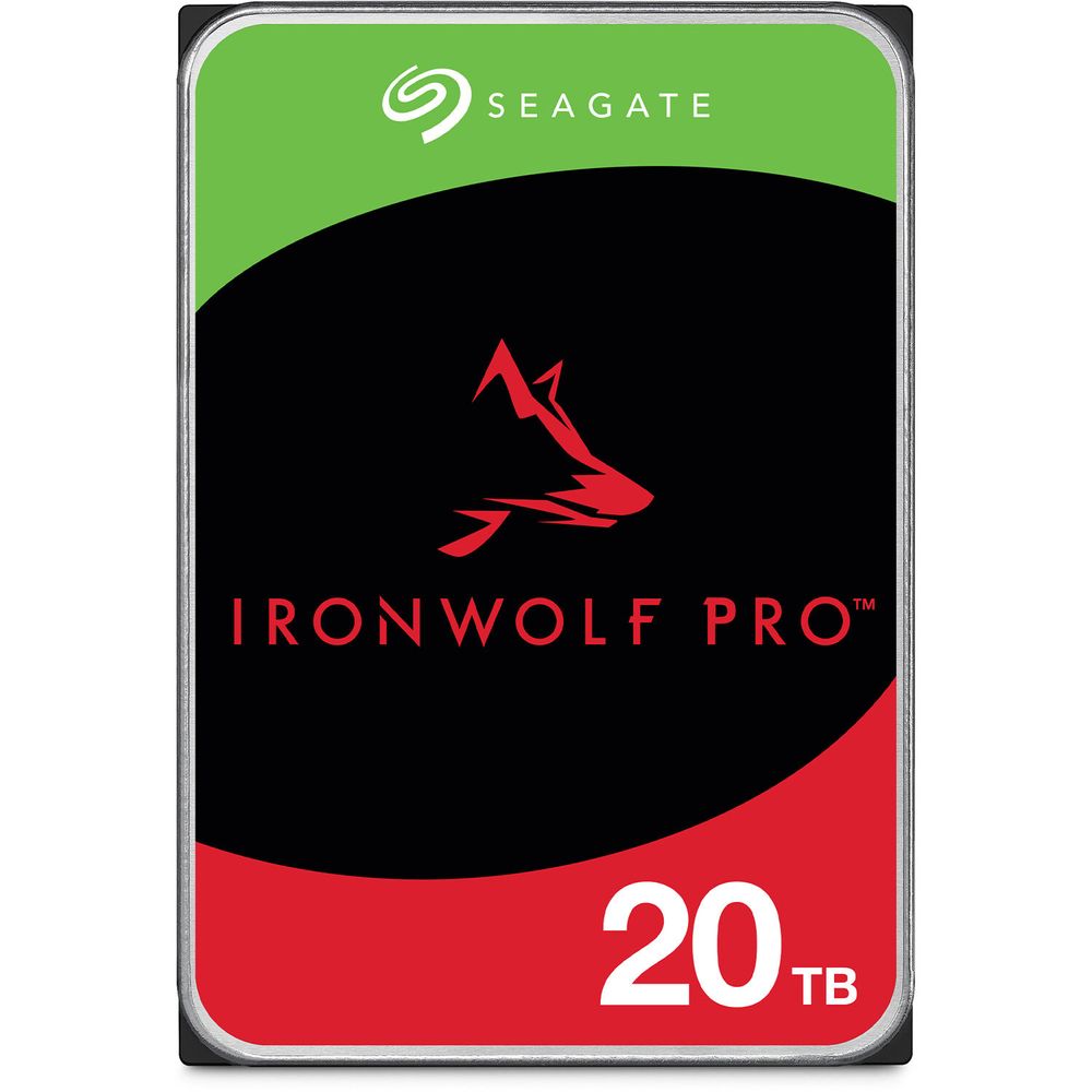 Disco Duro Interno Seagate Ironwolf Pro 20Tb Sata Iii 7200 Rpm 3.5 para Nas Cmr 1760986-REG Disco Duro Interno Seagate Ironwolf Pro 20Tb Sata Iii 7200 Rpm 3.5 para Nas Cmr 1760986-REG