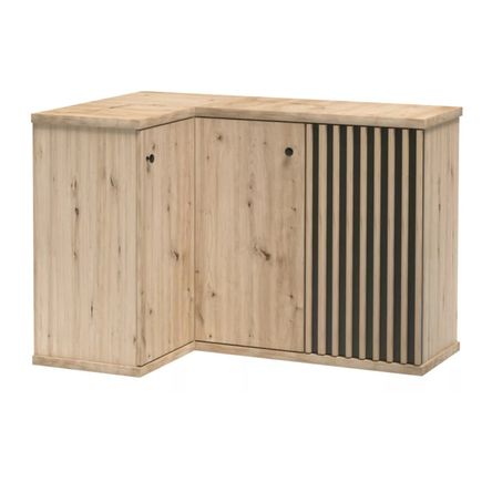 Aparador para esquina 3 puertas Florencia color Haya TU MESITA Aparador para esquina 3 puertas Florencia color Haya TU MESITA