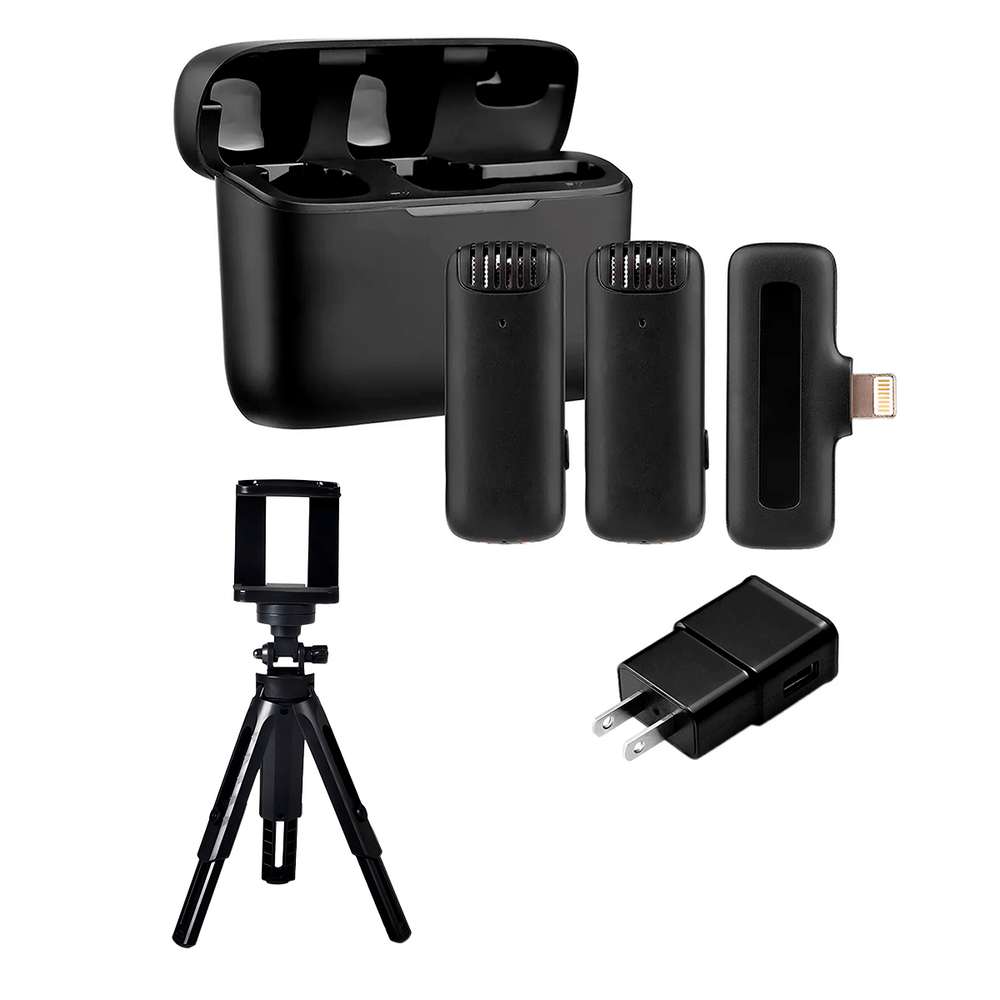 Micrófono Inalámbrico Lightning ULANZI J12 + Trípode Y Cargador Micrófono Inalámbrico Lightning ULANZI J12 Trípode Y Cargador Micrófono Inalámbrico Lightning ULANZI J12 + Trípode Y Cargador Micrófono Inalámbrico Lightning ULANZI J12 Trípode Y Cargador