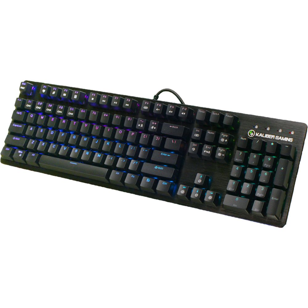 Teclado para Juegos Iogear Kaliber Gaming Hver Stealth 1704600-REG Teclado para Juegos Iogear Kaliber Gaming Hver Stealth 1704600-REG