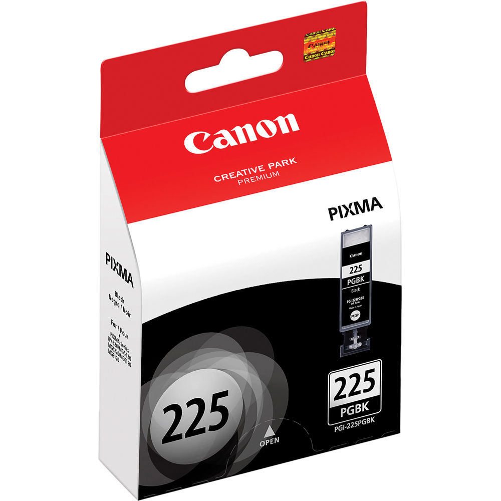 Cartucho de Tinta Negra Pigmentada Canon Pgi 225 730242-REG Cartucho de Tinta Negra Pigmentada Canon Pgi 225 730242-REG