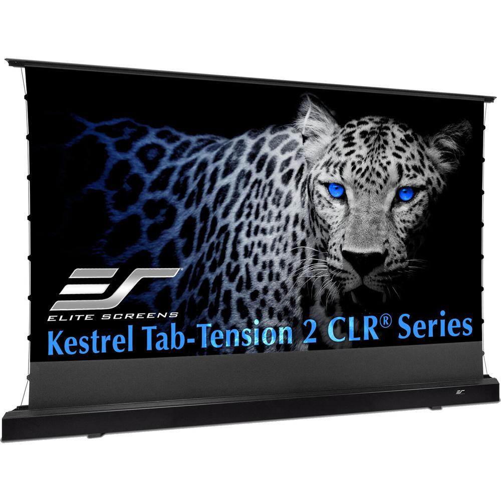Pantalla Motorizada Elite Screens FTE121UH3-CLR Kestrel Tab-Tension 2 CLR 121 Pantalla Motorizada Elite Screens FTE121UH3-CLR Kestrel Tab-Tension 2 CLR 121