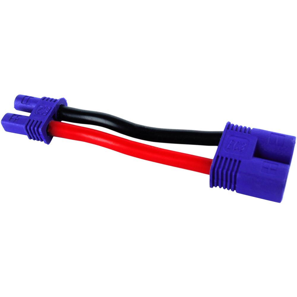 Adaptador de Cable EC2 Femenino a EC3 Masculino para ESC/Baterías de Vehículos RC 1242119-REG Adaptador de Cable EC2 Femenino a EC3 Masculino para ESC/Baterías de Vehículos RC 1242119-REG