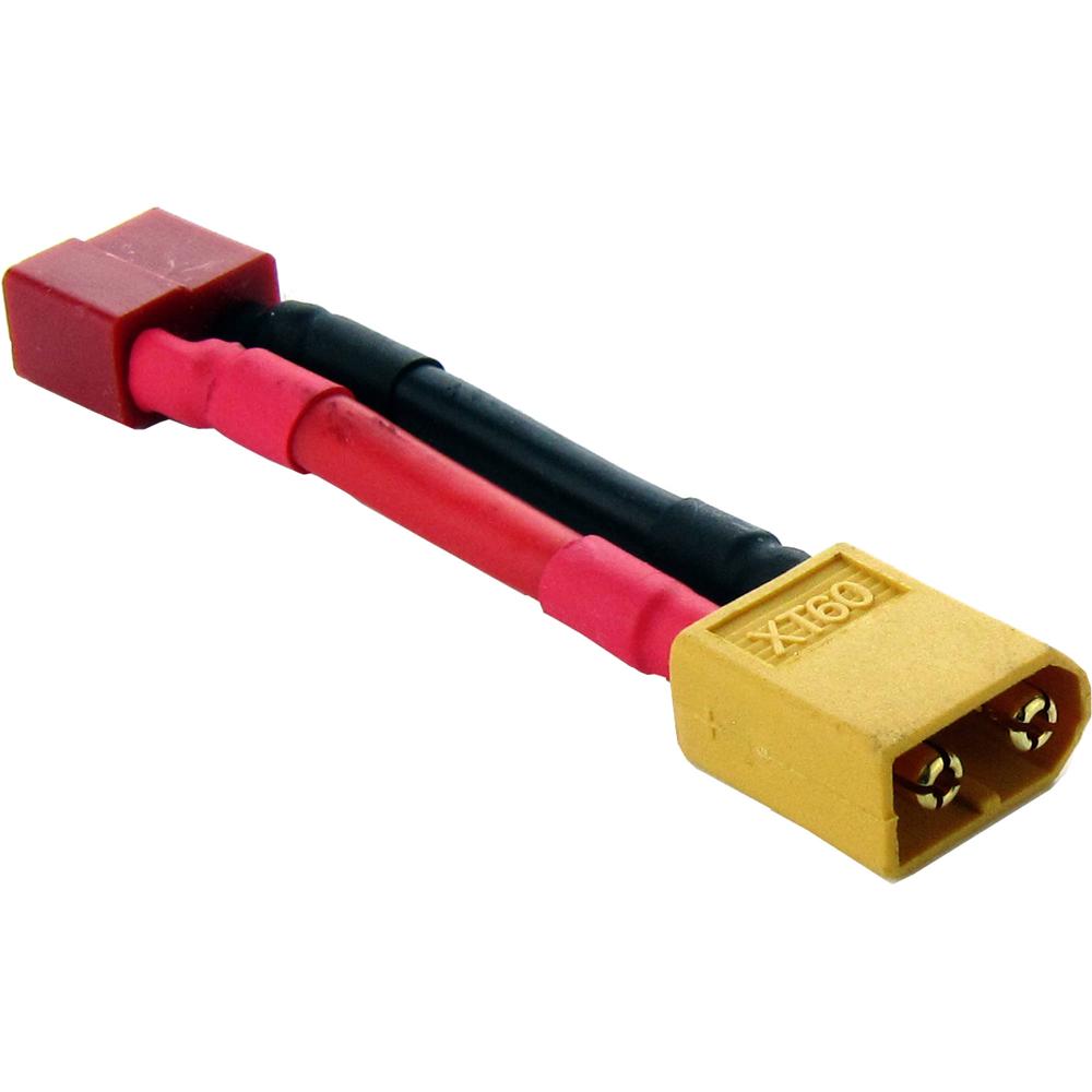 Adaptador de Conversión Deans Ultra-Type Femenino a XT60 Masculino - Conexión Sin Modificar Equipos 1242118-REG Adaptador de Conversión Deans Ultra-Type Femenino a XT60 Masculino - Conexión Sin Modificar Equipos 1242118-REG