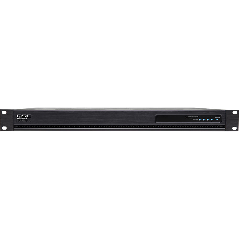 Amplificador Multi-Canal QSC MP-A40V (4 Canales) - 200W por Canal, Tecnología FlexAmp, Protección Co 1452992-REG Amplificador Multi-Canal QSC MP-A40V (4 Canales) - 200W por Canal, Tecnología FlexAmp, Protección Co 1452992-REG