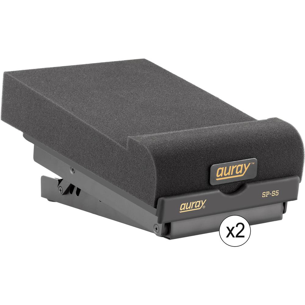 Auray SP-S5 Soporte de Escritorio para Monitores de Estudio con ISO Pads (Par, Pequeño) - Ideal para 1785018-REG Auray SP-S5 Soporte de Escritorio para Monitores de Estudio con ISO Pads (Par, Pequeño) - Ideal para 1785018-REG