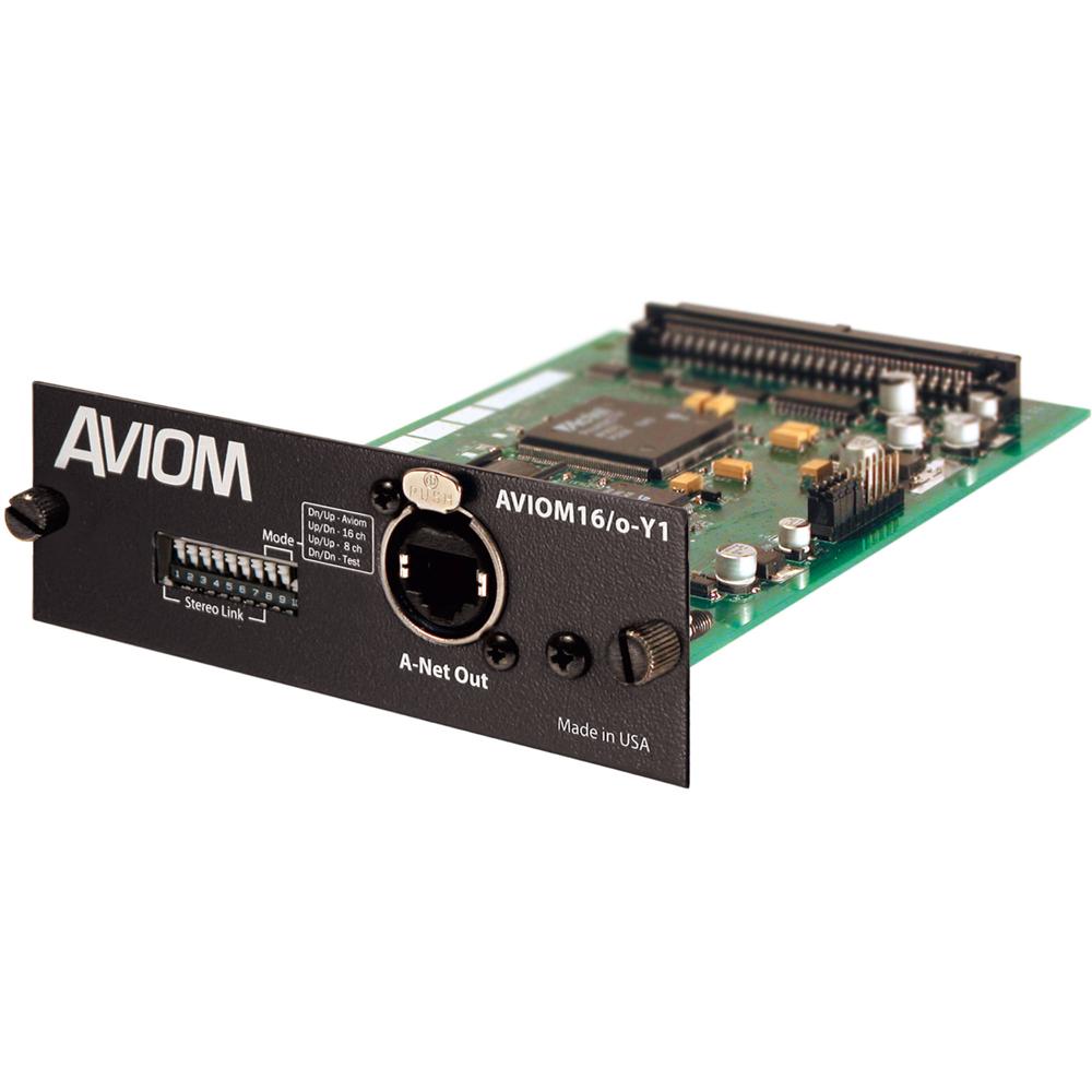 Aviom 16/o-Y1 Tarjeta A-Net para Productos Digitales Yamaha 335898-REG Aviom 16/o-Y1 Tarjeta A-Net para Productos Digitales Yamaha 335898-REG