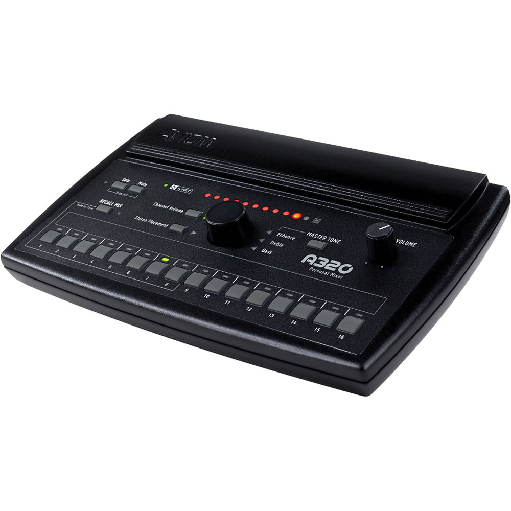 Aviom A320 Mezclador Personal: Monitoreo de 16 Fuentes, Control de Volumen y Estéreo, 8 Presets Pers 1085728-REG Aviom A320 Mezclador Personal: Monitoreo de 16 Fuentes, Control de Volumen y Estéreo, 8 Presets Pers 1085728-REG