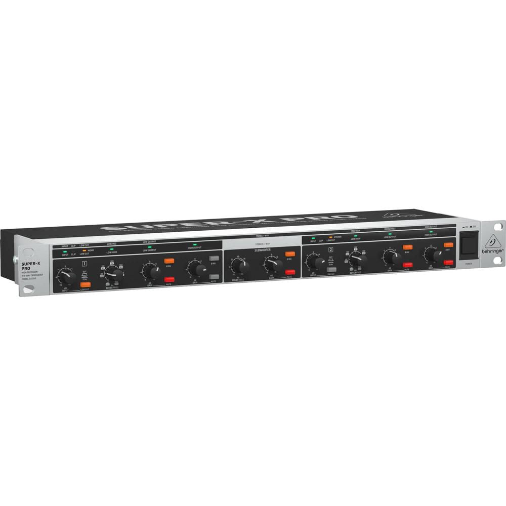 Behringer CX2310 V2: Crossover Estéreo 2 Vías y Mono 3 Vías con Filtros Linkwitz-Riley y Salida para 1821641-REG Behringer CX2310 V2: Crossover Estéreo 2 Vías y Mono 3 Vías con Filtros Linkwitz-Riley y Salida para 1821641-REG