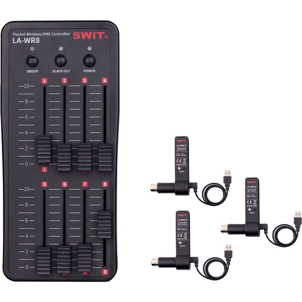 Kit de Controlador Dmx Inalámbrico de Bolsillo Swit 1584158-REG Kit de Controlador Dmx Inalámbrico de Bolsillo Swit 1584158-REG