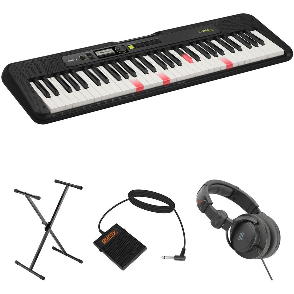 Kit de Valor para Teclado Portátil Casio Lk S250 de 61 Teclas Sensibles Al Tacto con Teclas Iluminad 1689405-REG Kit de Valor para Teclado Portátil Casio Lk S250 de 61 Teclas Sensibles Al Tacto con Teclas Iluminad 1689405-REG