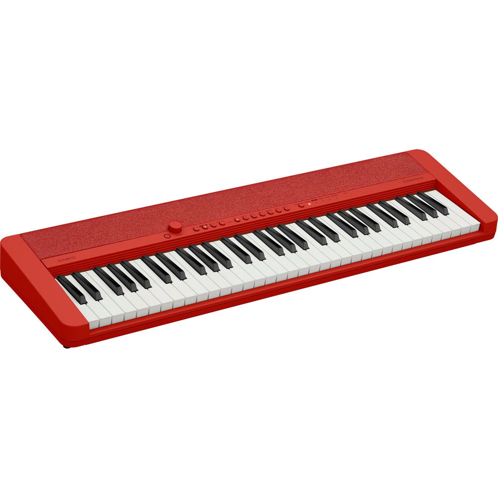 Teclado Portátil Casio Ct S1 de 61 Teclas Sensibles Al Tacto Rojo 1641470-REG Teclado Portátil Casio Ct S1 de 61 Teclas Sensibles Al Tacto Rojo 1641470-REG