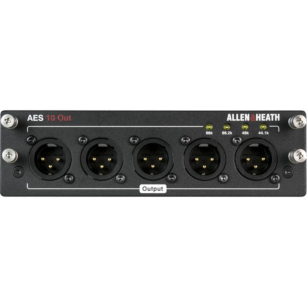 Tarjeta de Interfaz de Audio Allen & Heath AES3 dLive/Avantis - 10 Salidas, Soporta 44.1, 48, 88.2 y 1691631-REG Tarjeta de Interfaz de Audio Allen & Heath AES3 dLive/Avantis - 10 Salidas, Soporta 44.1, 48, 88.2 y 1691631-REG