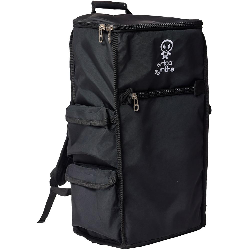 Mochila Erica Synths para 2 x 104 HP Eurorack: Compartimento Principal Amplio, Banda Elástica para L
